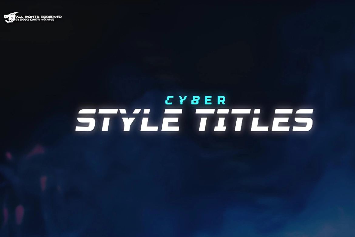 Cyber Style Titles Pack / MOGRT
