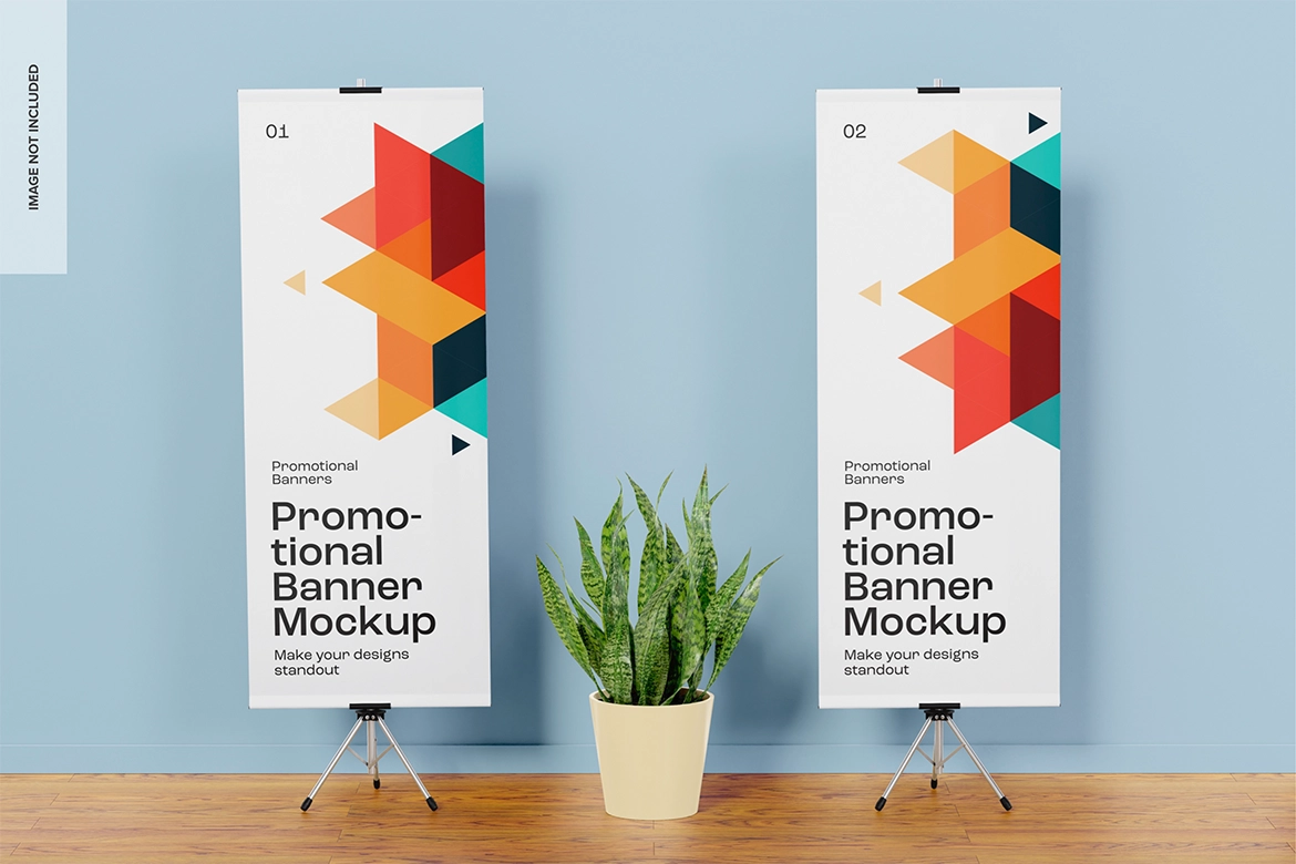 PSD Promotional banners mockup